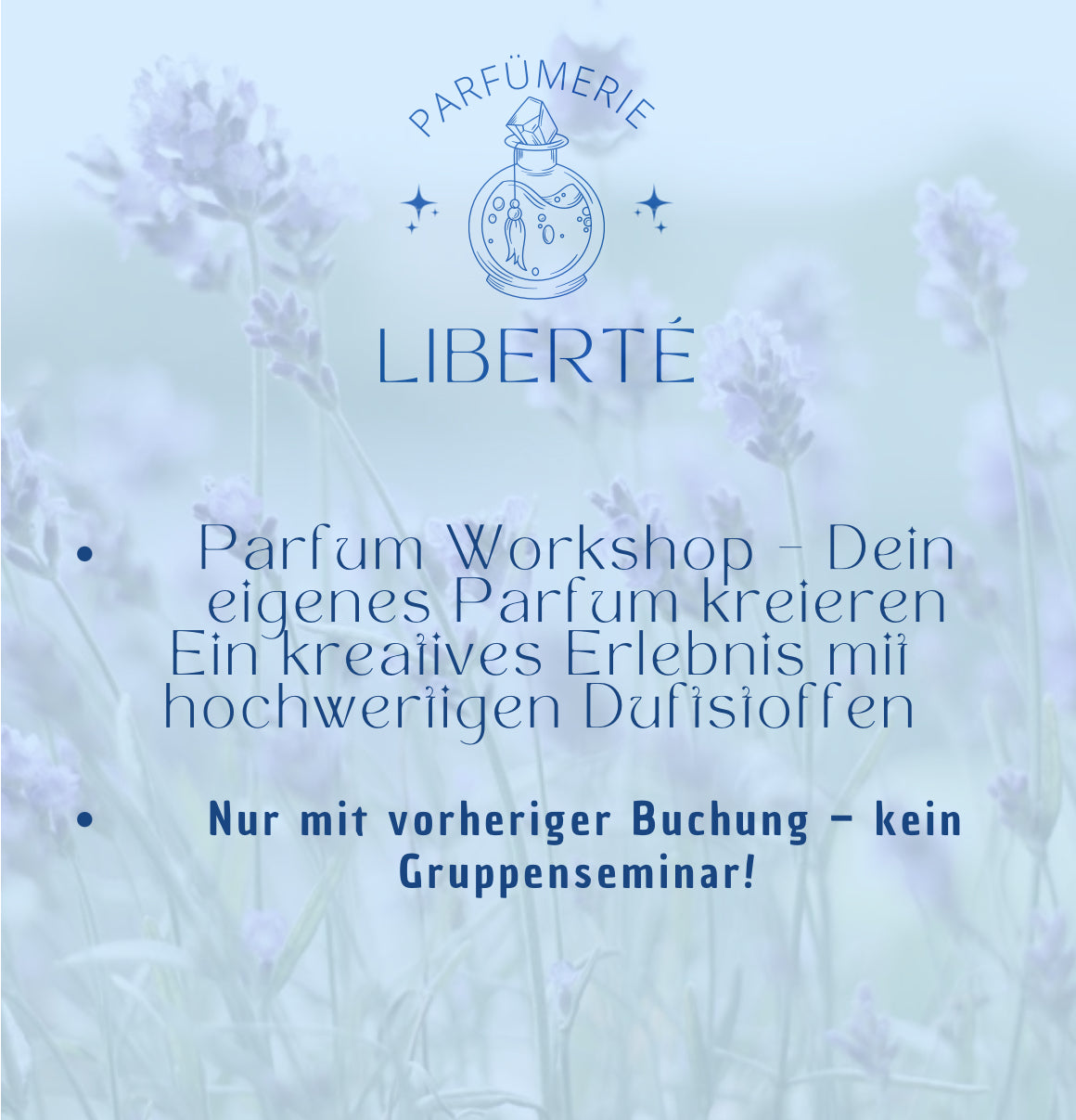 Individueller Parfüm Workshop nur für Dich (1 zu 1)