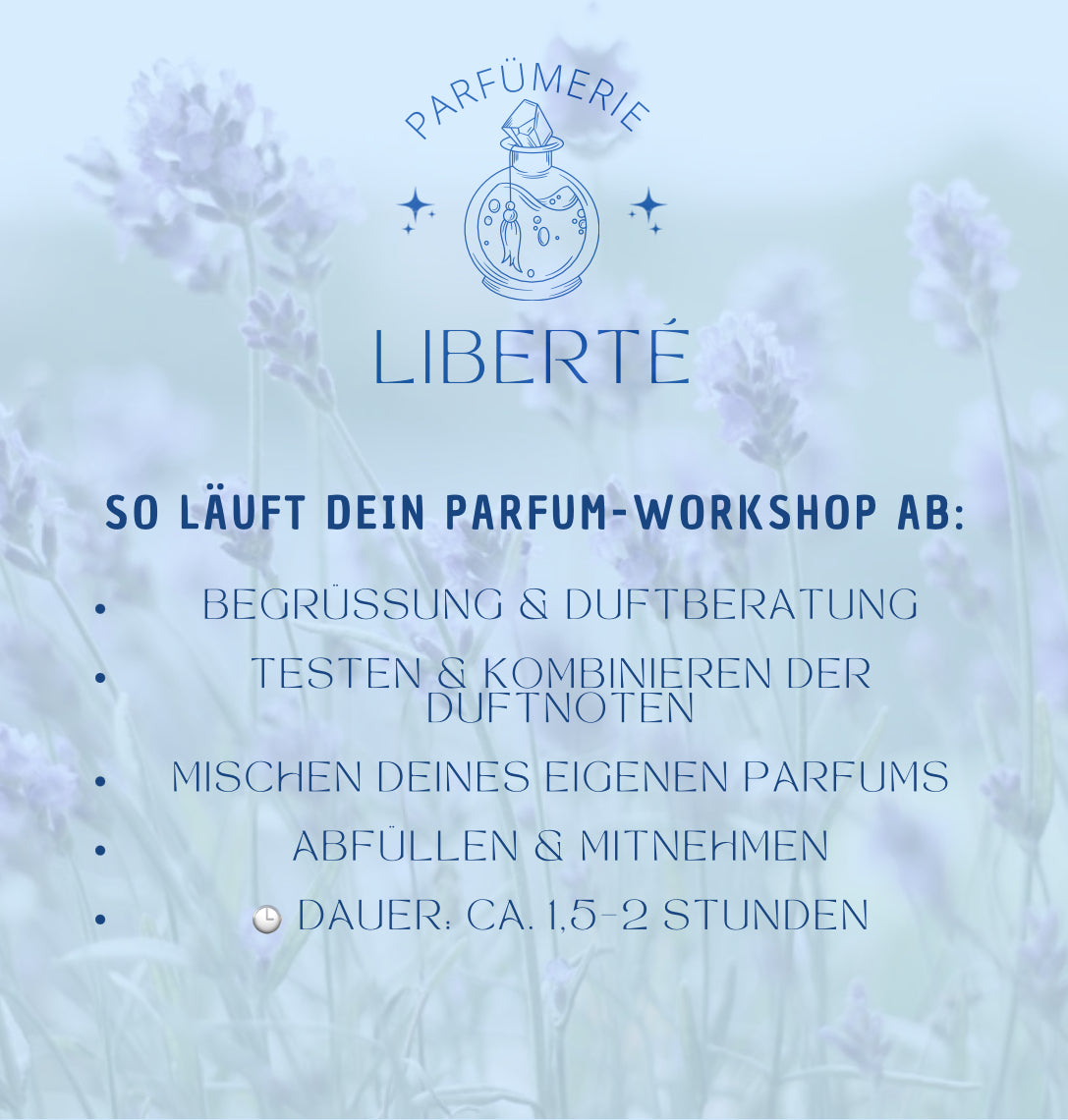 Individueller Parfüm Workshop nur für Dich (1 zu 1)