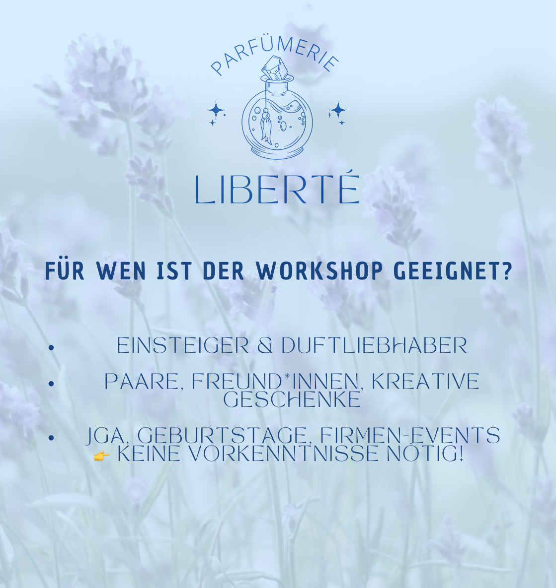 Individueller Parfüm Workshop nur für Dich (1 zu 1)